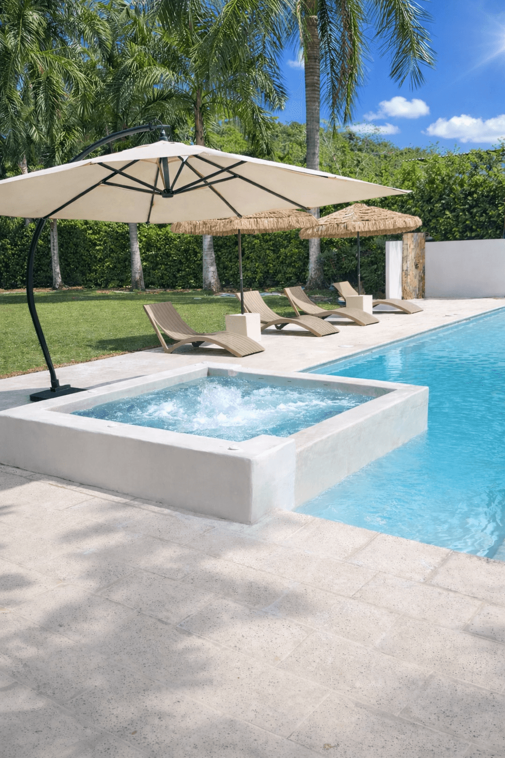 Jacuzzi para 12 personas de Casa Vallejuelo, finca vacacional en Antioquia